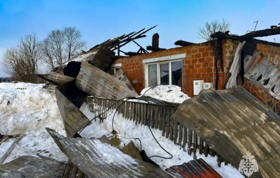 В Прикамье  мать спасла четырех детей на пожаре