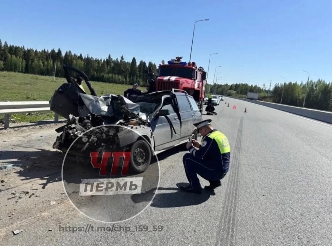 На трассе Пермь—Екатеринбург произошло смертельное ДТП