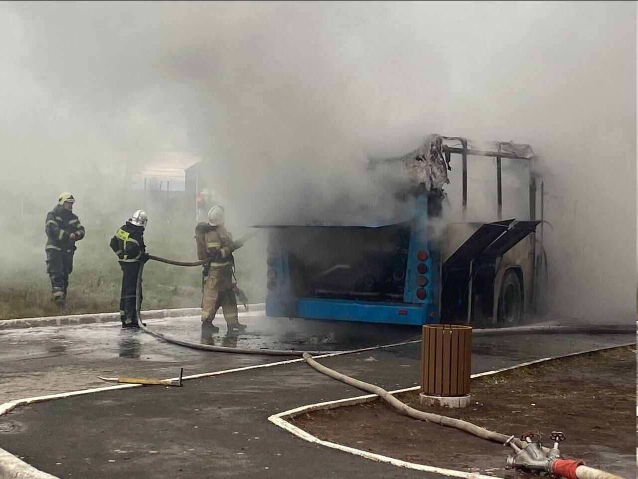 Прикамская  прокуратура проверит возгорание школьного автобуса во Фролах  