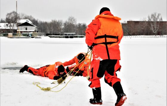 Прикамец провалился под лёд и погиб