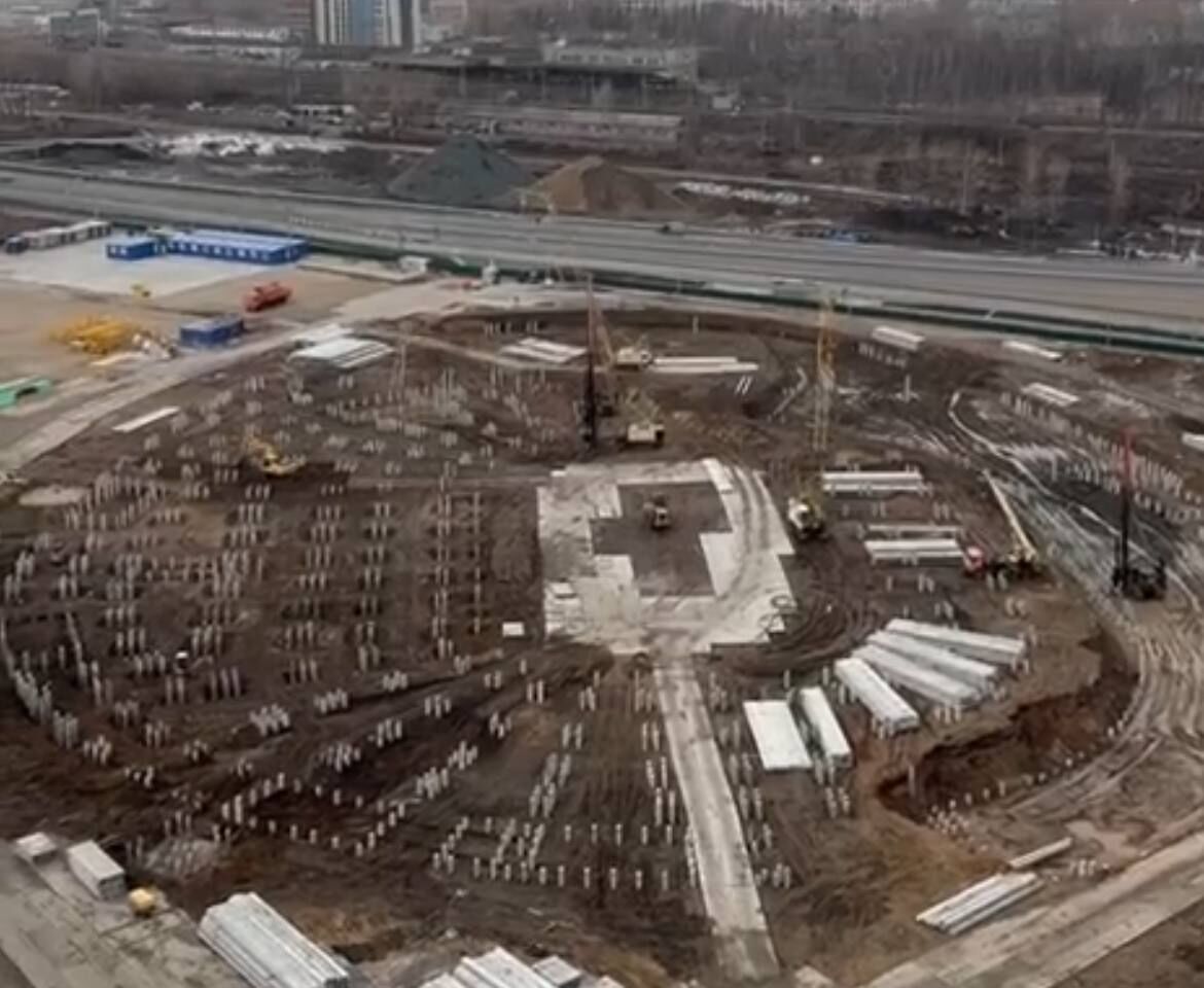 Пермякам показали, как ведётся строительство многофункциональной спортивной арены