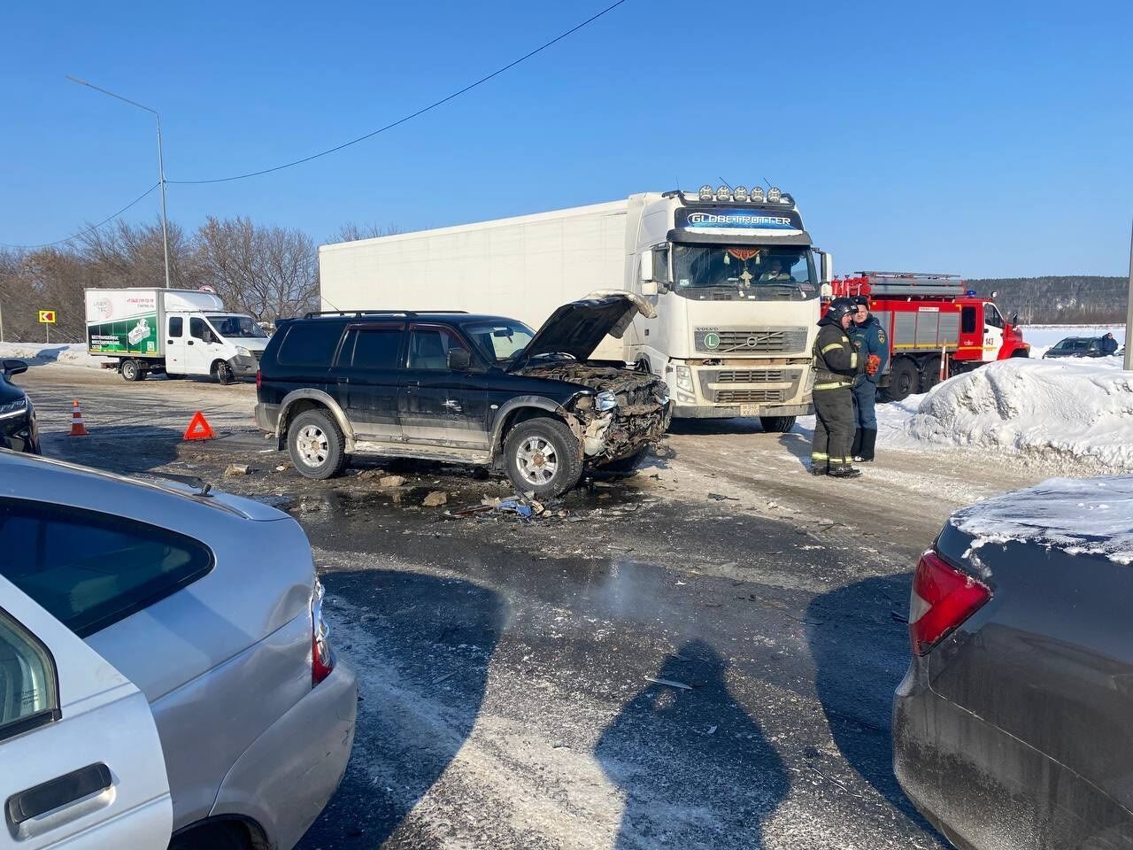 В Пермском крае в ДТП пострадали мужчина и ребёнок