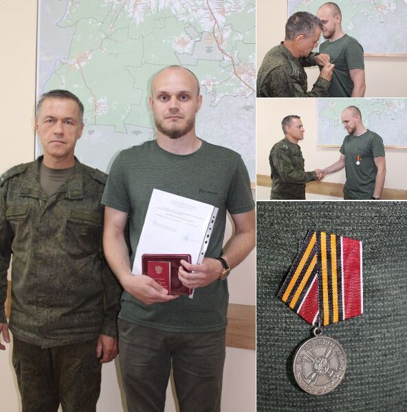 Доброволец из Прикамья награждён медалью «За храбрость» за службу на СВО