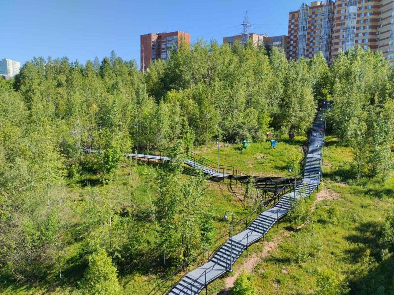 Готовность работ по благоустройству долины Егошихи в Перми составляет 98%  