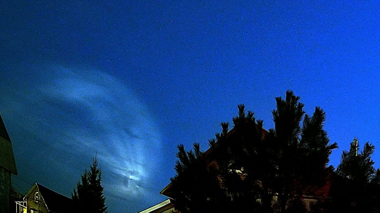 Над Пермью заметили след от ракеты-носителя «Союз-2.1Б»