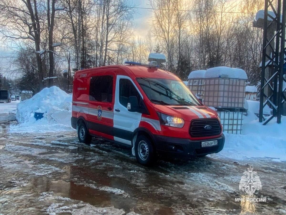 В Майкоре Пермского края потушили пожар в жилом доме