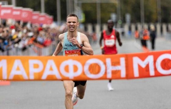 Пермяк Владимир Никитин установил рекорд на Московском марафоне
