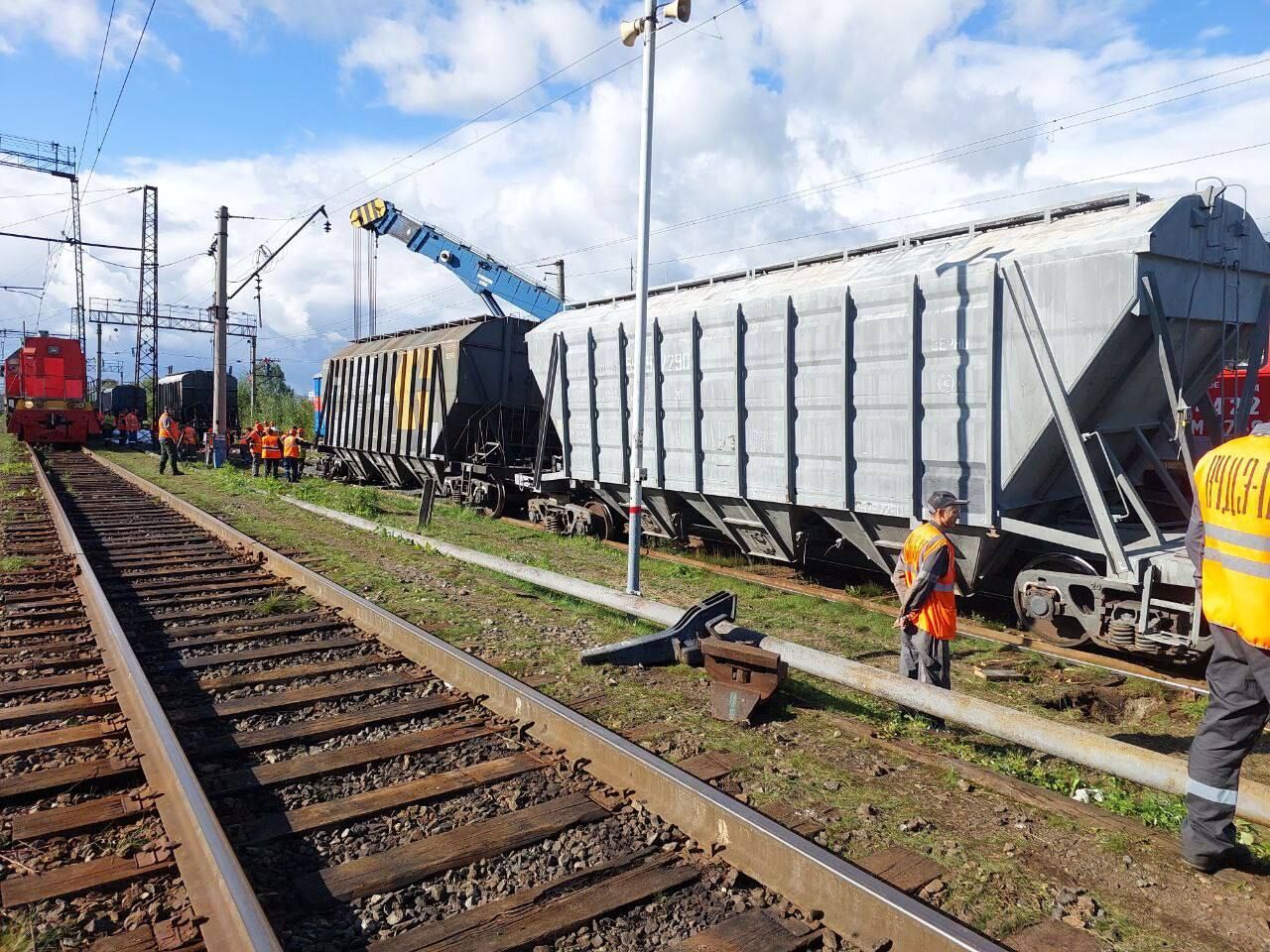 Вагоны сошли с рельсов под Пермью 8 сентября