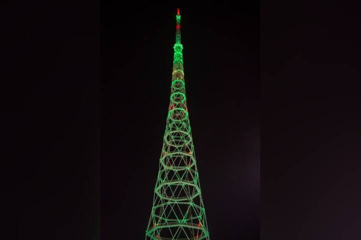 На телебашне в Перми включат праздничную подсветку в честь Дня героев Отечества