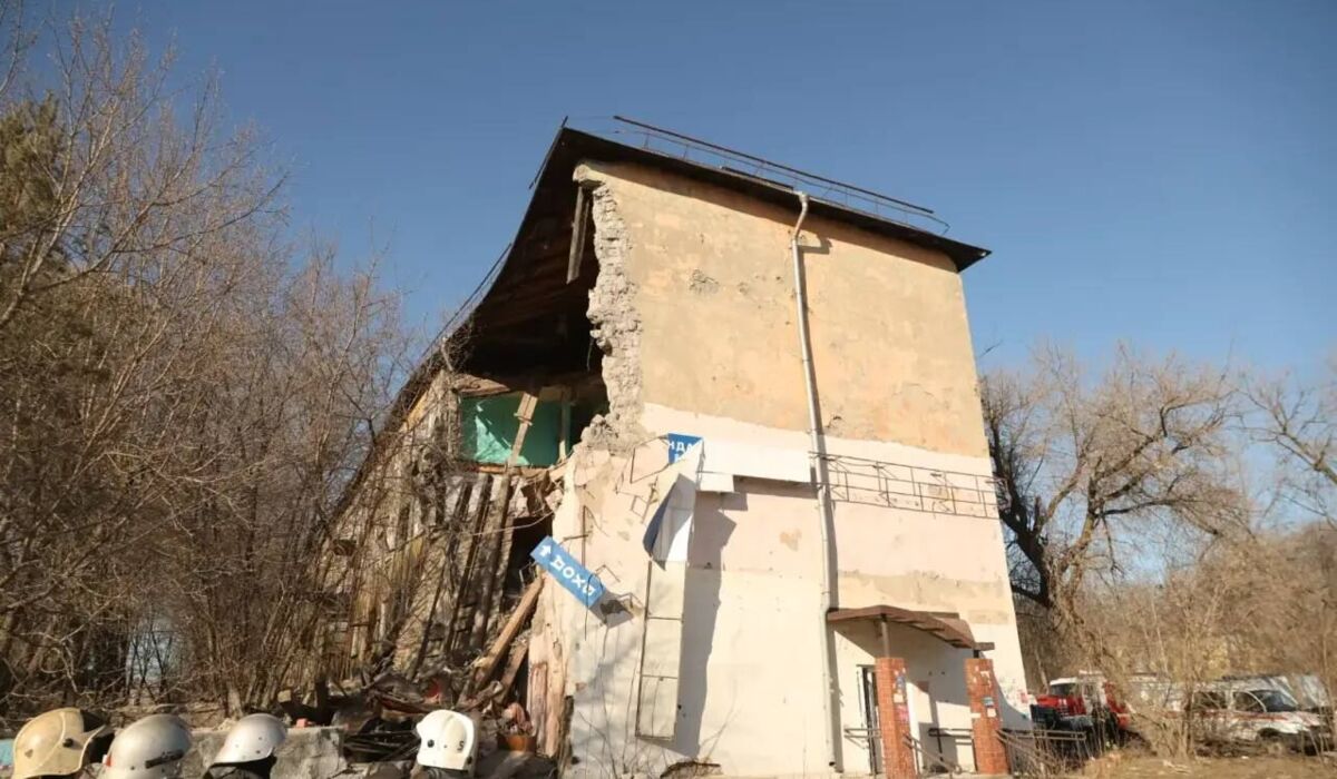 Разбор завалов в аварийном доме по улице Чкалова в Перми завершён