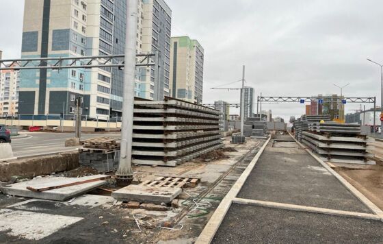 Реконструкция улицы Карпинского в Перми выполнена на 74%