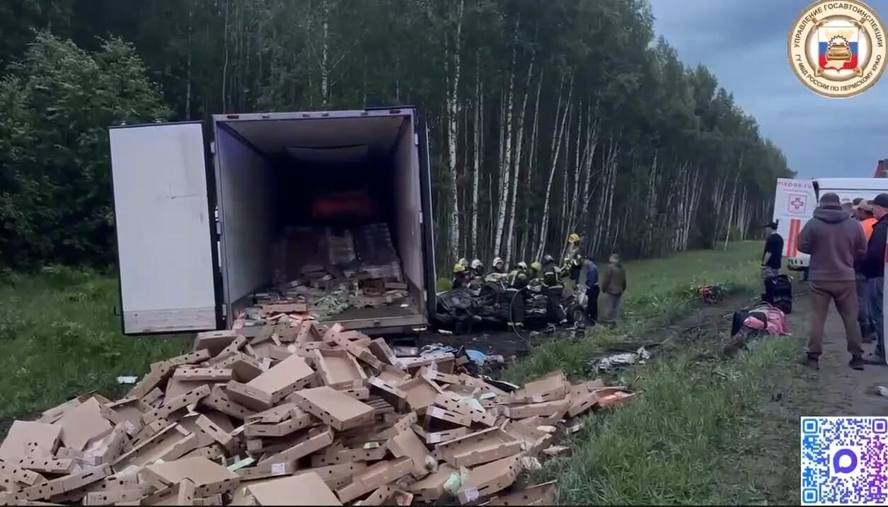 В Суксунском округе Прикамья погибли четыре человека в ДТП