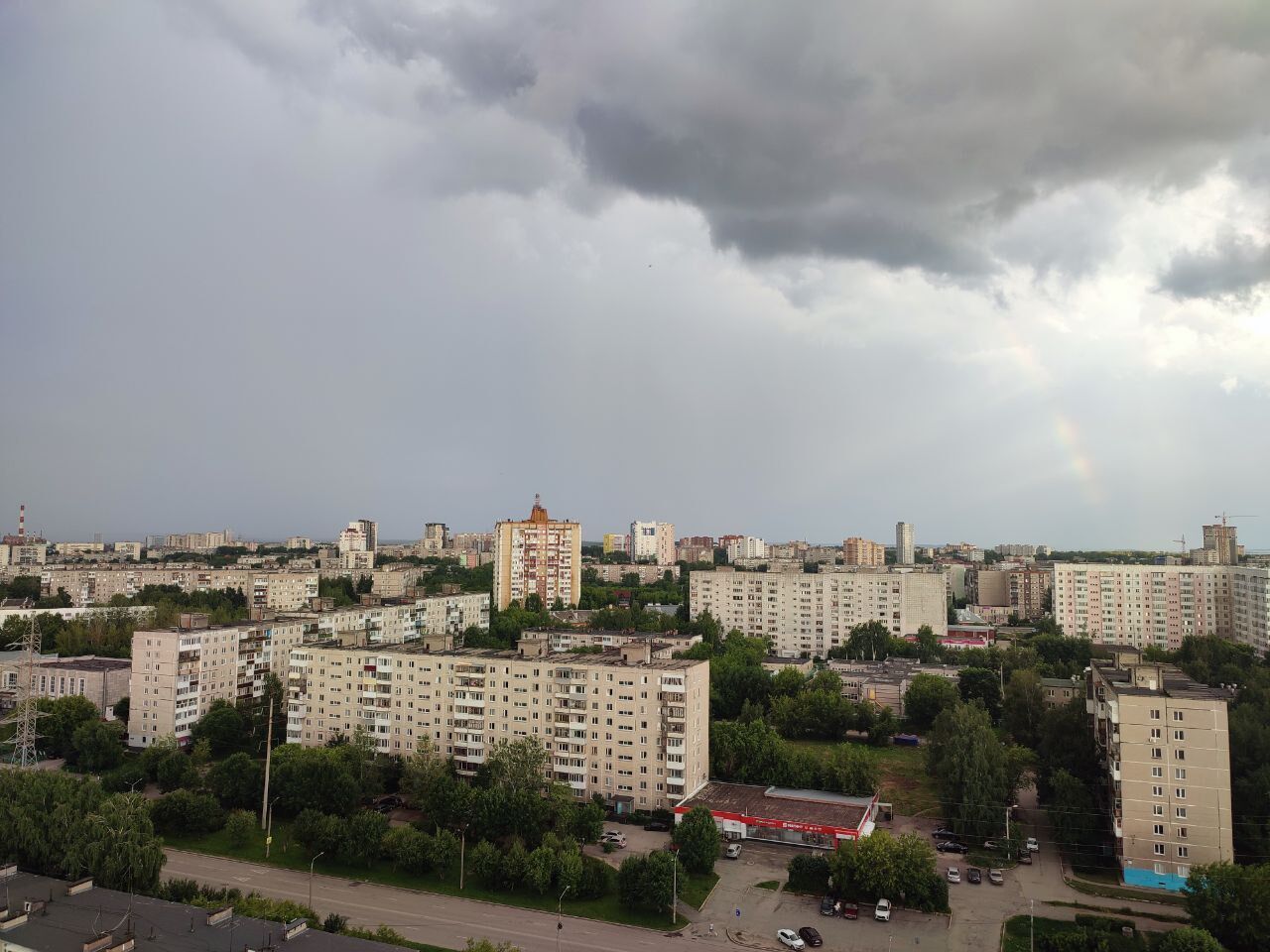 В ночь на 15 июня в Перми прошли самые сильные дожди с 2021 года