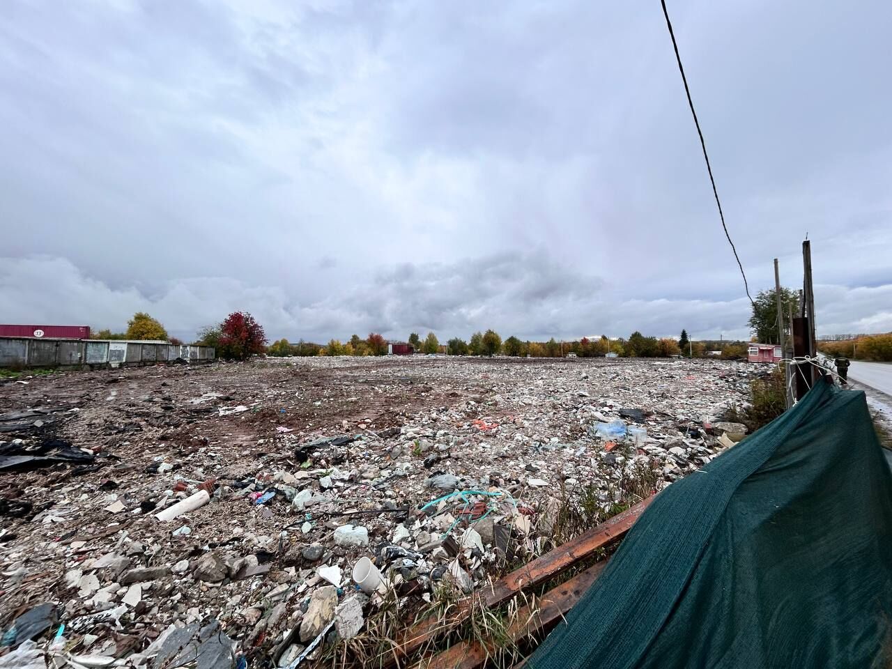 Свалки строительных отходов в Перми загрязнили более 12 тысяч «квадратов» земли