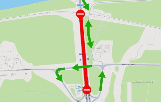 Перед Чусовским мостом в Перми временно ограничен проезд 